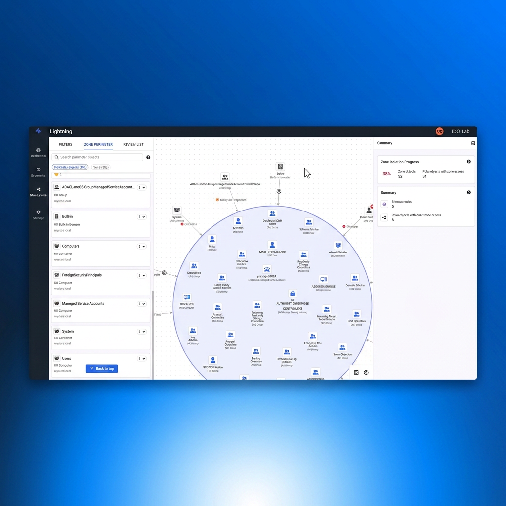 Lightning Intelligence attack paths screenshot