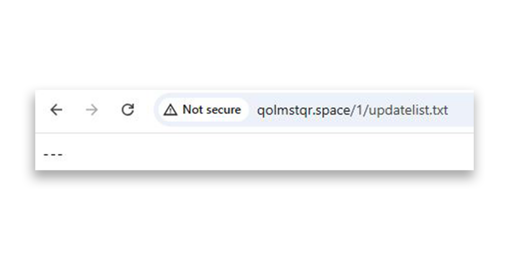 Empty list of a victim's machine GUID's in the C2 server