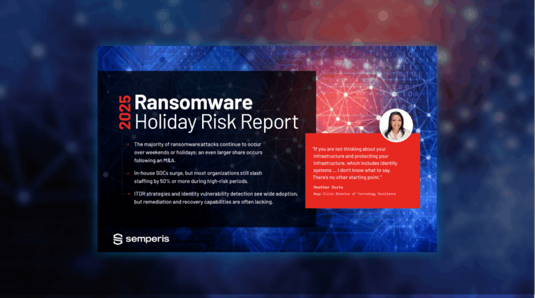 2025 Ransomware Holiday Risk Report