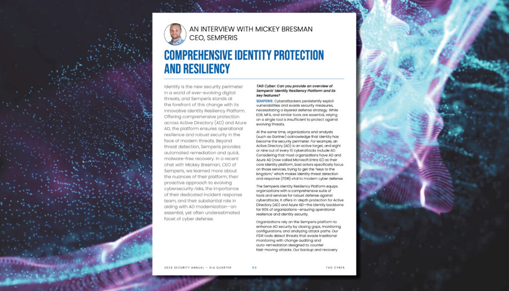 Comprehensive Identity Protection and Resiliency